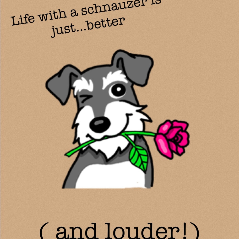 Miniature Schnauzer / Giant Schnauzer wall decor